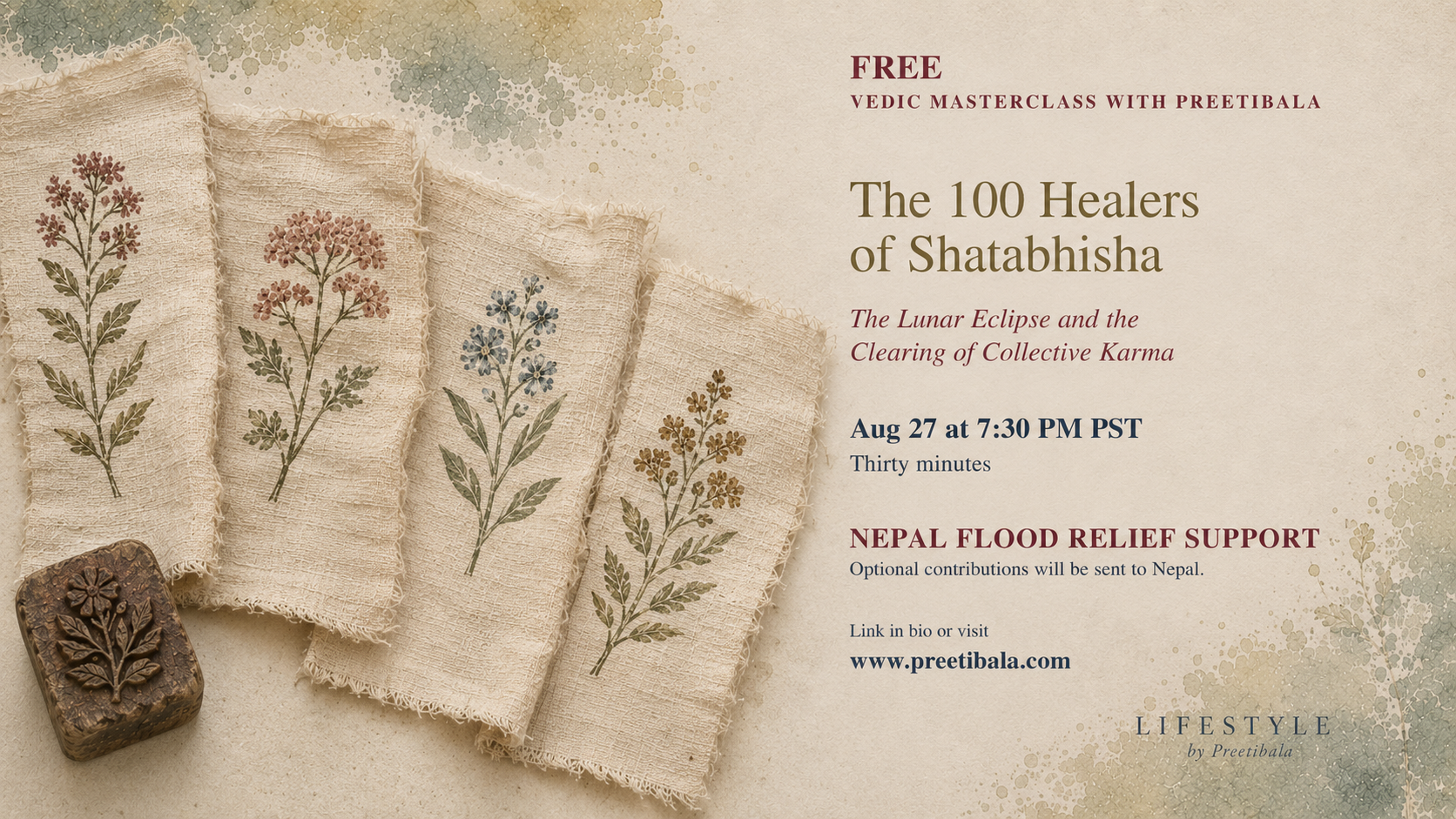 The 100 Healers of Shatabhisha: Emergency Relief Gathering for Nepal