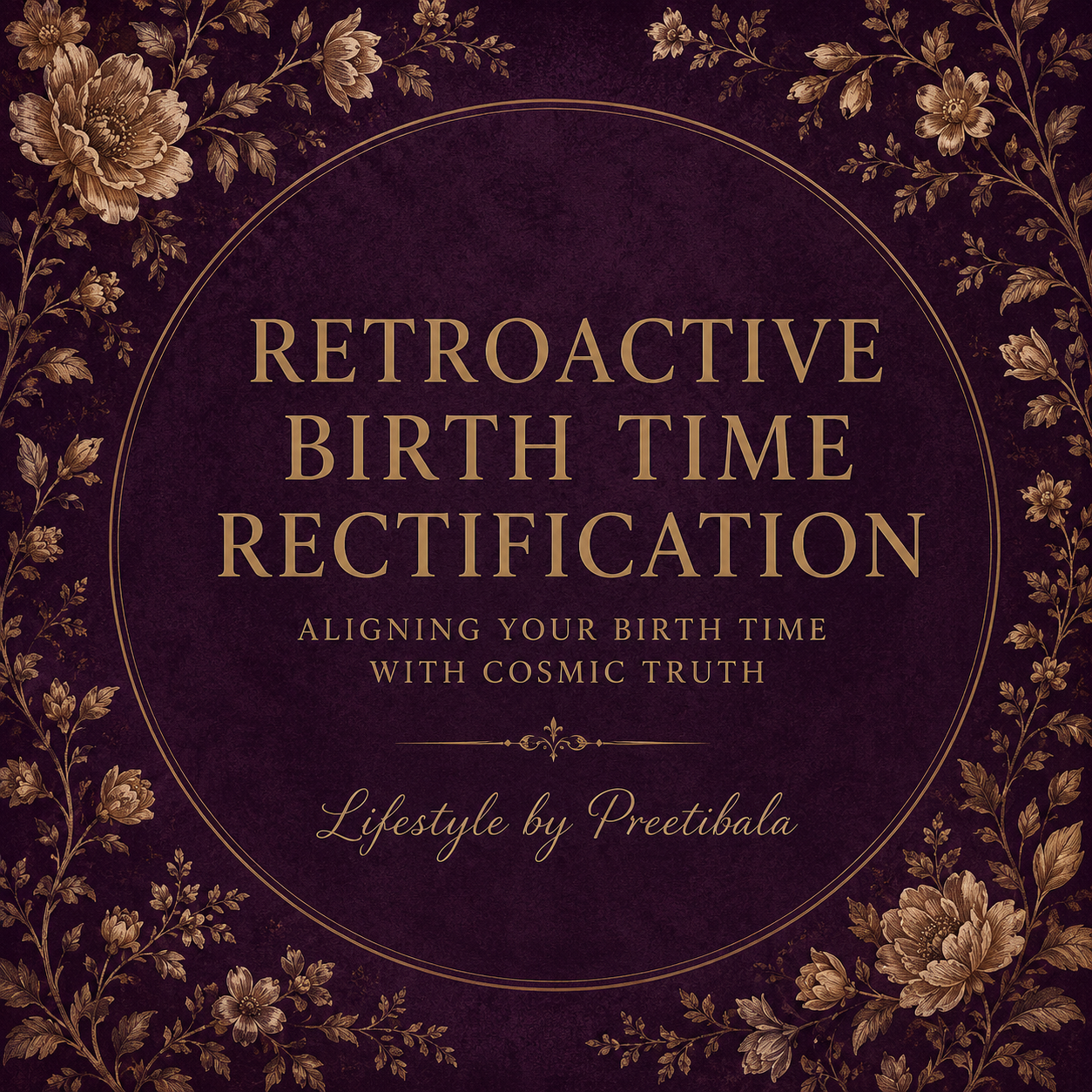 Retroactive Birth Time Rectification - Finding the Birth Time That Makes Your Life Story Align.